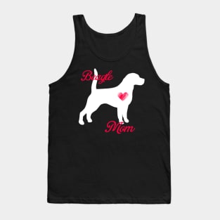 Beagle mom   cute mother's day t shirt for dog lovers Tank Top